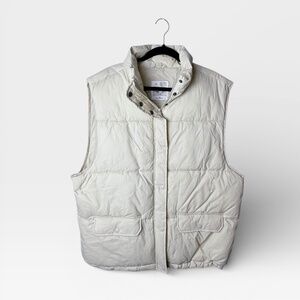 Aerie Offline Creme Athleisure‎ Puffer Vest (F)